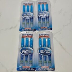 4 Packs (12 total) Sanitizing Spray Pens